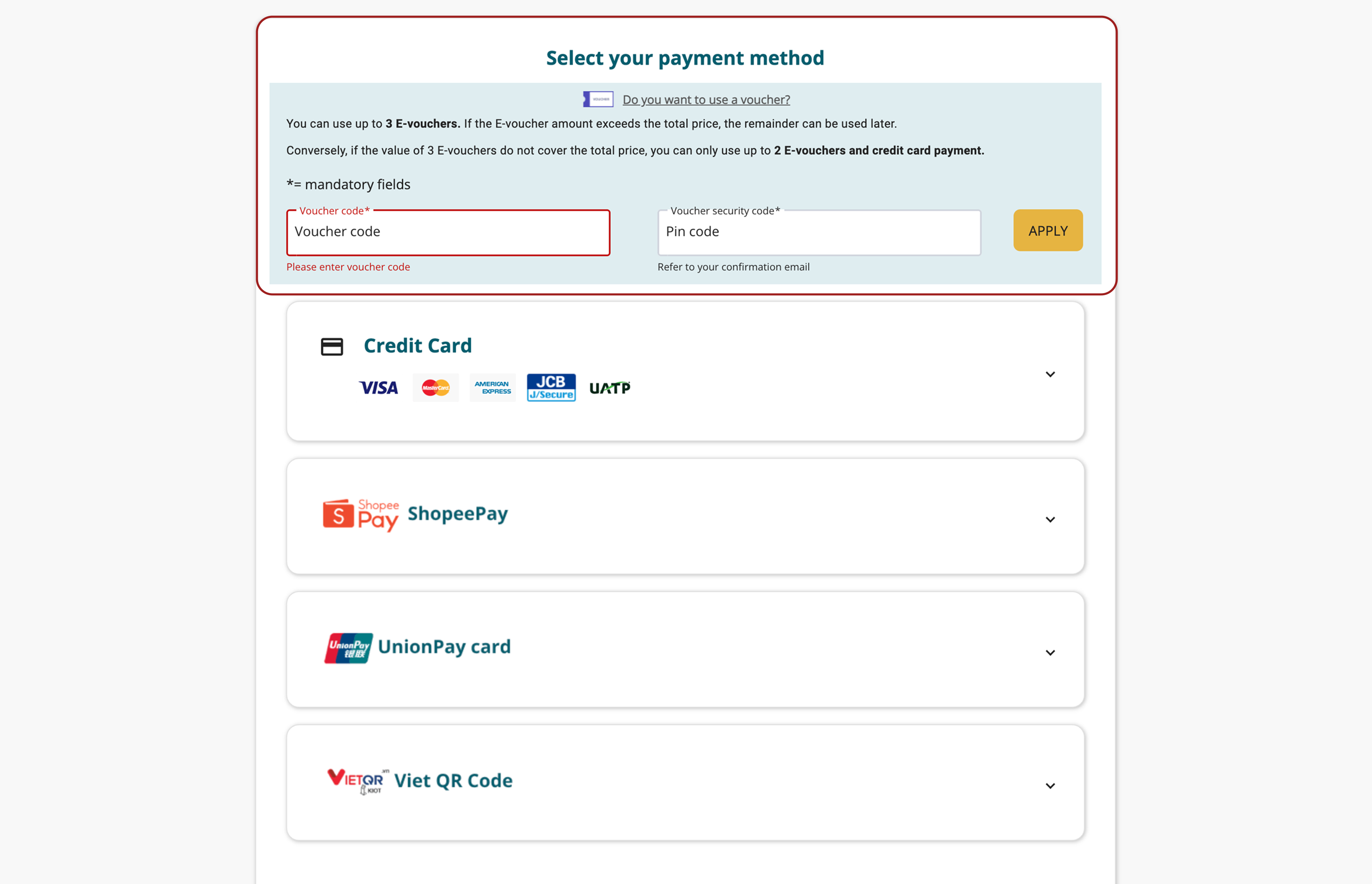 Hướng dẫn đặt vé trên web bước 4.1.